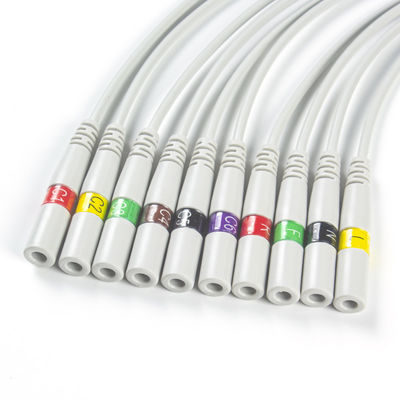 ECG partie l'aiguille de banane de connecteur d'électrocardiogramme de connecteur d'électrode du CEI ECG de 3.00MM pour casser le tresse