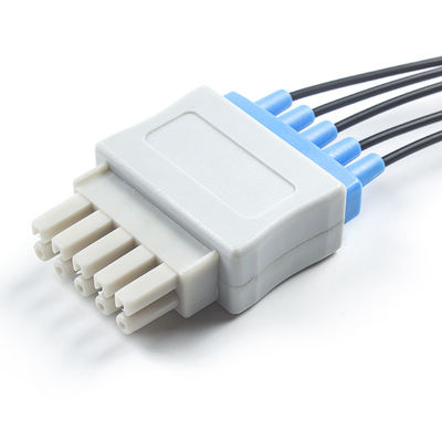 Fil de connexion translucide du rayon X ECG d'avance du câble 5 du datex IRM Radiao