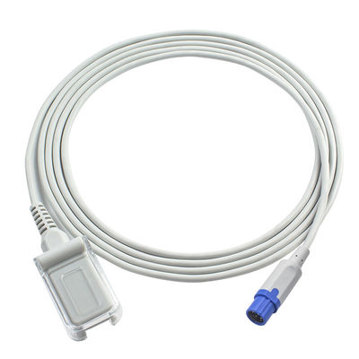 Câble d'extension de Pin To DB9 SpO2 de la sonde 7 de capteur de Drager Siemens SpO2 2.4M TPU