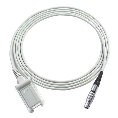 Technologie 7Pin d'Ohmeda de câble de capteur de GE Hellige SpO2 au câble DB9
