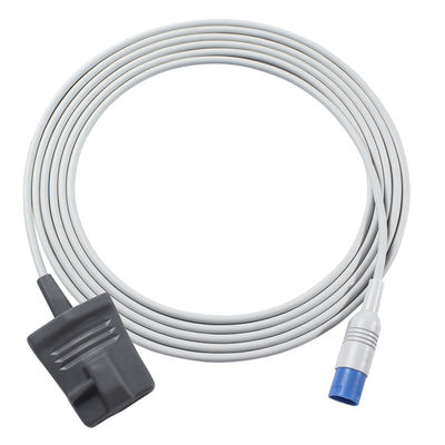 Rectangle adulte réutilisable 8Pin de capteur de l'agrafe SpO2 de doigt de Philips M1196A