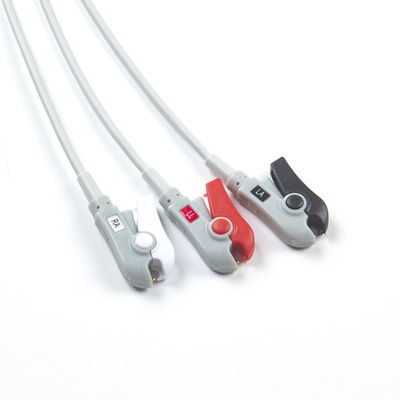 Pour Artema S&W, câble ECG et câbles de plomb 3Lead AHA Grabber