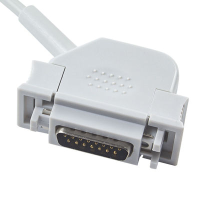 Câble de GE Hellige ECG pour le connecteur de la banane 4,0 du CEI d'électrocardiogramme du moniteur EK36 EK403 EK4 EK413 EK43 EK512 EK53 de Cardiosys
