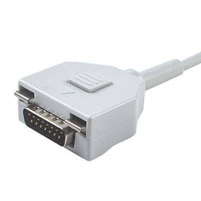 Fukuda JE moniteur patient d'électrocardiogramme du câble KP-500 KP-500D Cardisuny d'électrocardiogramme câblent 10 le connecteur de la banane 4,0 du CEI de fils de connexion