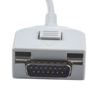 Fukuda JE moniteur patient d'électrocardiogramme du câble KP-500 KP-500D Cardisuny d'électrocardiogramme câblent 10 le connecteur de la banane 4,0 du CEI de fils de connexion