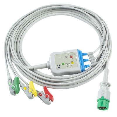 Yonker Un câble ECG en une pièce et des fils de plomb 9 pin câble ECG 3 canaux câble EKG