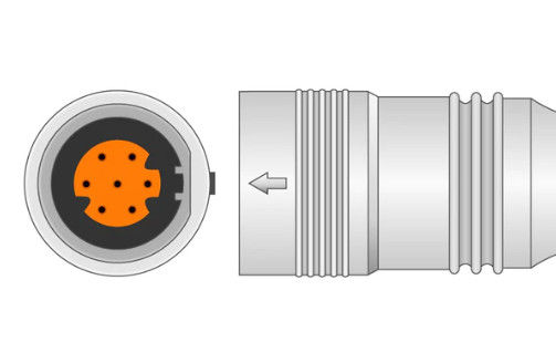 Cable d'adaptateur 7 pin IBP de Siemens 10 pin à 7 pin IBP Cable d'extension de classe I