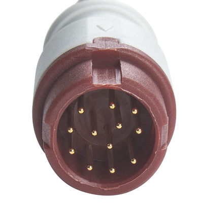 Câble adaptateur double IBP P-Hilips avec connecteur à 12 broches, longueur de 0,3 mètre et matériau TPU à usage médical