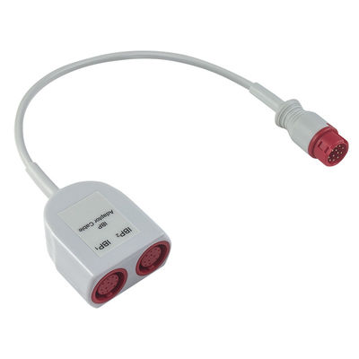 Cable d'adaptateur Mindray à 12 broches à double IBP Cable d'extension à 12 broches