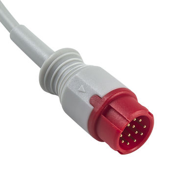Cable d'adaptateur Mindray à 12 broches à double IBP Cable d'extension à 12 broches