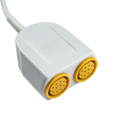 Cable d'adaptateur IBP Siemens/Draeger 7 épingles à 7 épingles Adaptateur IBP double 30 cm