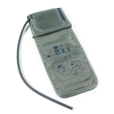 Manche de sphygmomanomètre NIBP Manche adulte de grande taille Sphygmomanomètre tube unique 22-42 cm