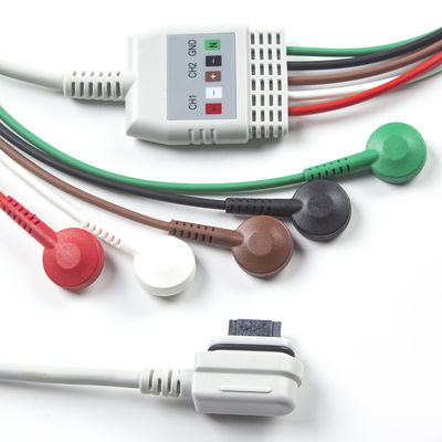 Cable ECG 5Lead Holter GE Seer ECG 2008594-001 Cable compatible avec le GE SEER LIGHTR