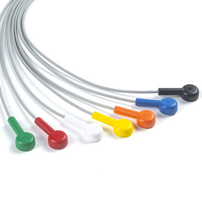 Série de câbles 7 câbles ECG GE SEER 1000 3 canaux IEC Snap Compatible pour GE SEER 1000
