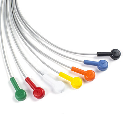 Série de câbles 7 câbles ECG GE SEER 1000 3 canaux IEC Snap Compatible pour GE SEER 1000