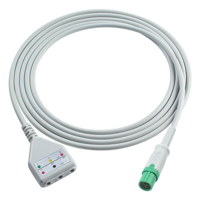 Drager ECG câble de tronc Dinstyle 3lead Leadwires câble 1,30M