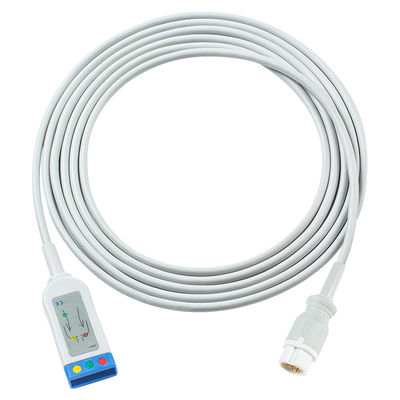 PH ECG câble troncal EDG style 3plomb câbles de plomb câble 1.30M-43100A