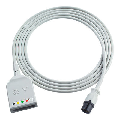Mindray Datascope AAMI 6Pin Connecteur 5Lead câble d'adaptateur de tronc d'ECG 0010-30-12377 EV 6102 câble d'extension d'ECG
