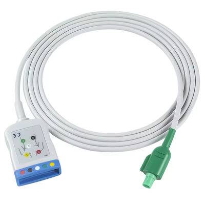 P-Philips PH Datascope 12Pin 5Lead ECG Cable de coffre adaptateur pour CodeMasterXL+ Cardiosave IABP sauvetage hybride