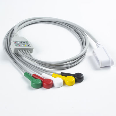 Compatible GE SEER 1000 Leadwire ensemble 2104816-001 GE Seer 5 Lead IEC Snap 2067634-019 (commande 1pcs obtenir 1pcs Pouchée gratuite)
