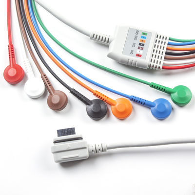 Compatible GE Healthcare 2008594-002 Télémétrie électrocardiogrammique à sept conduits câble de patient voyant de lumière commander 5 pièces obtenir 1 poche gratuitement