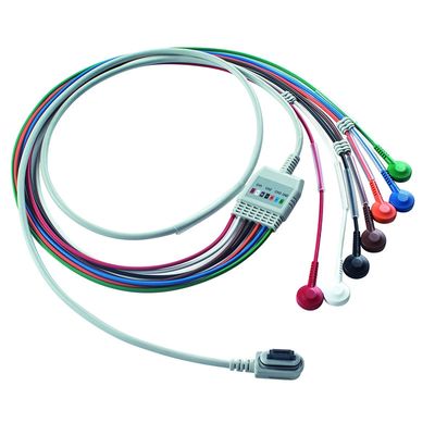 Compatible GE Healthcare 2008594-002 Télémétrie électrocardiogrammique à sept conduits câble de patient voyant de lumière commander 5 pièces obtenir 1 poche gratuitement