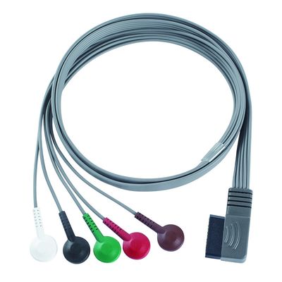 Compatible avec le câble de plomb de télémétrie PH ECG - M4725A ECG Holter 350-0173-03 pour Zymed DigiTrak-Plus
