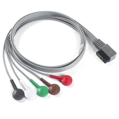 Compatible avec le câble de plomb de télémétrie PH ECG - M4725A ECG Holter 350-0173-03 pour Zymed DigiTrak-Plus