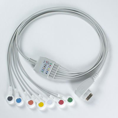 Cable d' ECG pour le DMS 300-3A, ECG 7 Holter de plomb