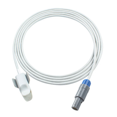 Cable d'oxymètre de pouls Capteur SpO2 monté à 3,0 M 5Pin pour CMS60C, RPM9000C Pédiatrique