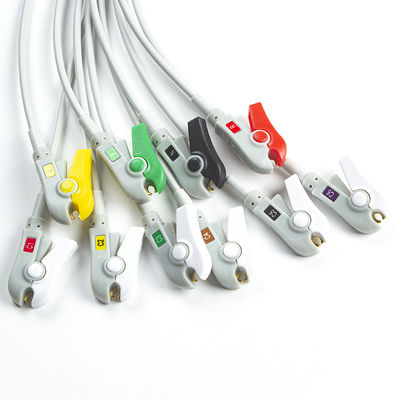 Compatible Mindray BeneHeart D6 défibrillateur 10Lead ECG câbles de plomb IEC attrapeur