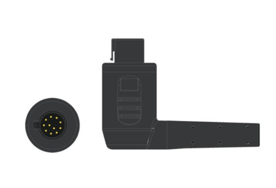 2.5m 5.0 de diamètre Corpus compatibles 3 câble ECG 4Lead IEC Grabber pour le bout du patient