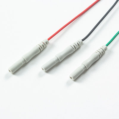 Cable d'ECG compatible avec le type Animal Din pour le capteur 3Lead