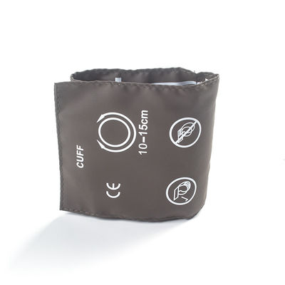 Manche NIBP réutilisable pour nourrissons Tube unique 10-15 cm Manche TPU Marron M1571A 989803104141