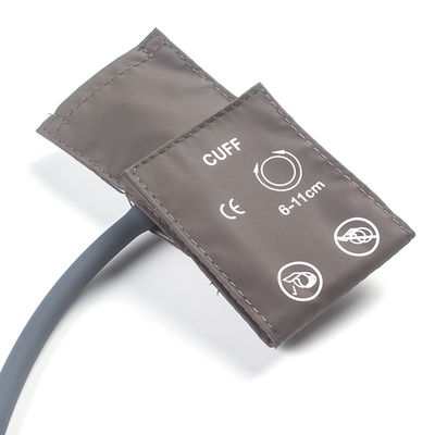 Sac Emballage Néonatale manchette NIBP Tube unique 6-11 cm manchette TPU Brun