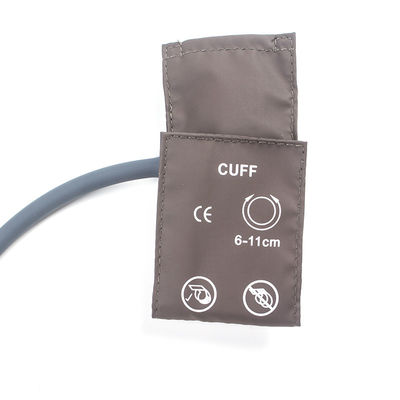 Sac Emballage Néonatale manchette NIBP Tube unique 6-11 cm manchette TPU Brun