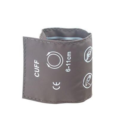 Sac Emballage Néonatale manchette NIBP Tube unique 6-11 cm manchette TPU Brun