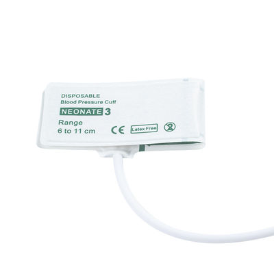 Tuyaux uniques Taille 3 6-11 cm Neonatal jetable NIBP Manche Durée de conservation 24 mois