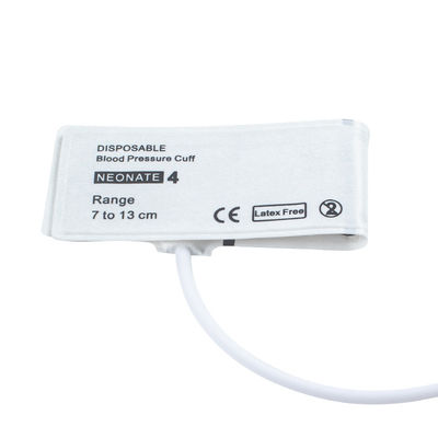 Tuyaux uniques de taille 4 NIBP neonatal jetable 7-13 cm pour le traitement médical