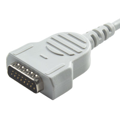 Cable électrocardiogrammique flexible 22341809 pour la surveillance des adultes et des enfants