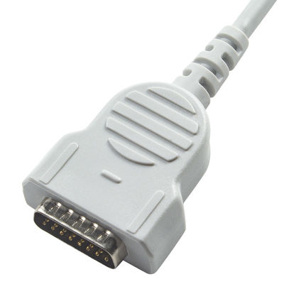 Cable électrocardiogrammique flexible 22341809 pour la surveillance des adultes et des enfants