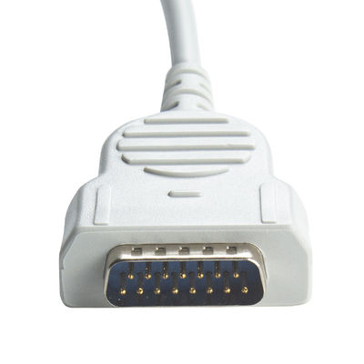 Cable électrocardiogrammique flexible 22341809 pour la surveillance des adultes et des enfants