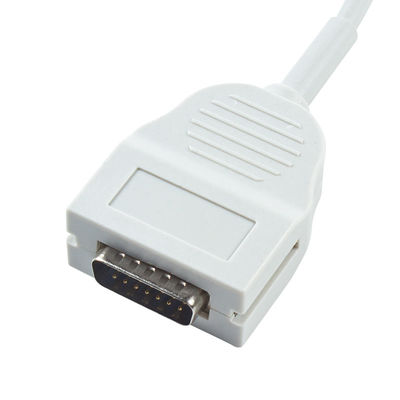 OD6mm 2.2M ECG câble de coffre Compatible avec Mortara Burdick 1600 300 3100 400 6100 800