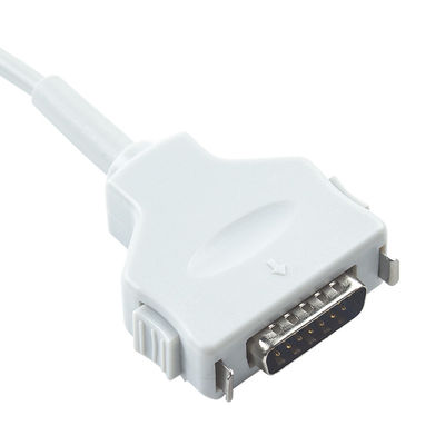 Cable électrocardiographe à 10 conducteurs compatible avec Fukuda Denshi pour le CardiMax FX-7202, le CardiMax FX-7402, le CardiMax FX-7101