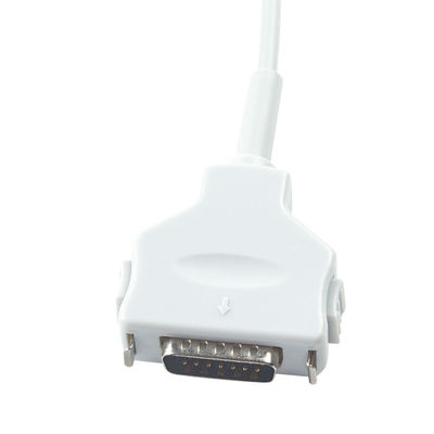 Cable électrocardiographe à 10 conducteurs compatible avec Fukuda Denshi pour le CardiMax FX-7202, le CardiMax FX-7402, le CardiMax FX-7101