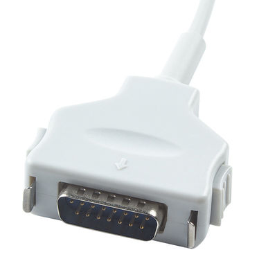 Cable électrocardiographe à 10 conducteurs compatible avec Fukuda Denshi pour le CardiMax FX-7202, le CardiMax FX-7402, le CardiMax FX-7101