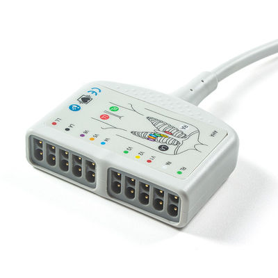 Cable de tronc d'ECG Fukuda ME compatible pour le Fukuda Cardisuny, KP-500, KP-500D