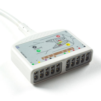 Cable de tronc d'ECG Fukuda ME compatible pour le Fukuda Cardisuny, KP-500, KP-500D