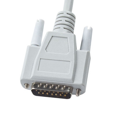 Cable électrocardiographe de diagnostic Nihon Kohden compatible 10Lead pour le Cardiofax C, le Cardiofax GEM 9020K, le Cardiofax M