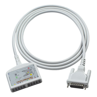 10Câble électrocardiogramme pour patient de plomb compatible avec le Schiller AT10, AT10 Plus, AT101, AT102, AT102-Plus, AT104, AT110